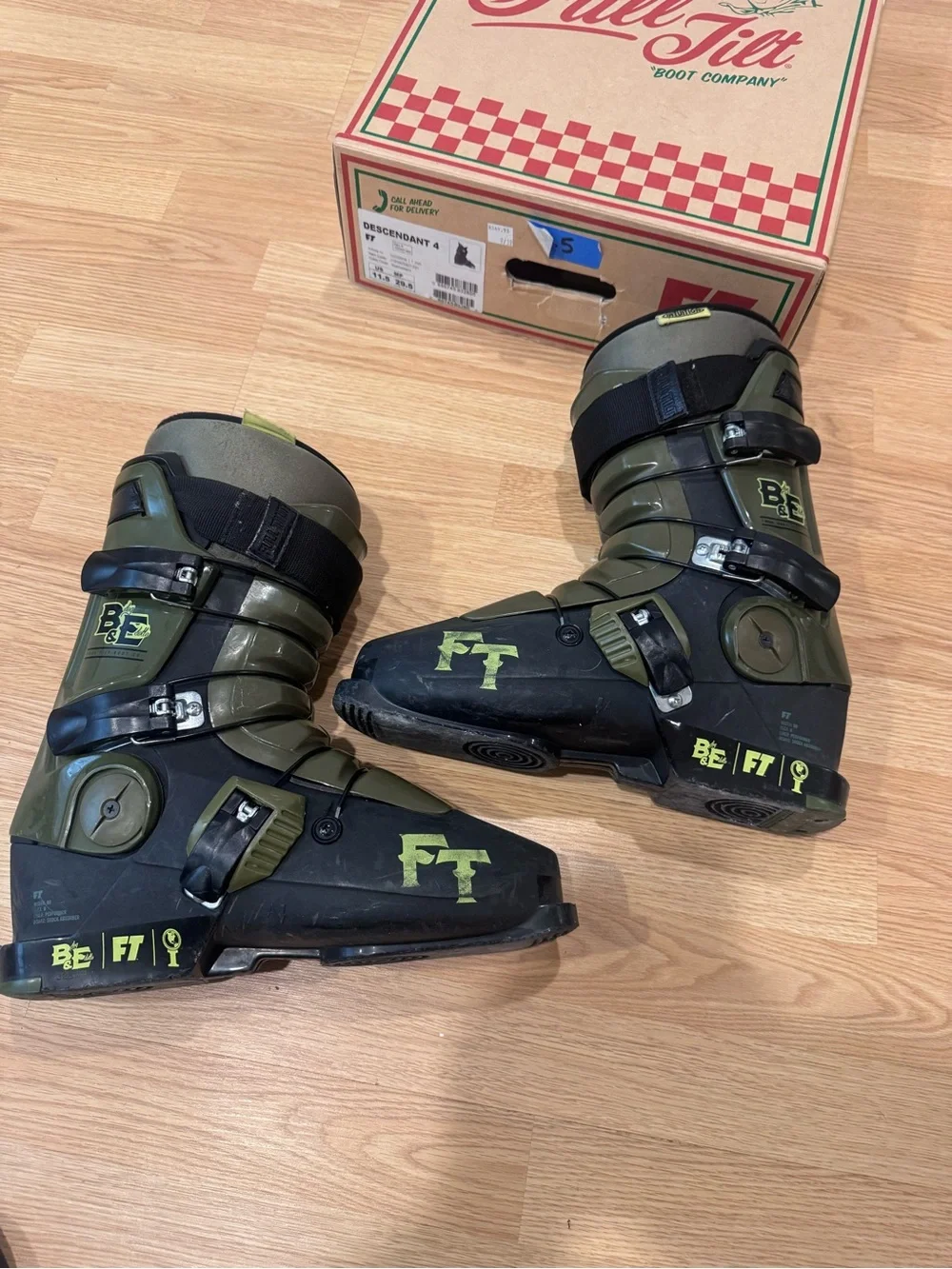 Full Tilt B&E Olive Green Ski Boots